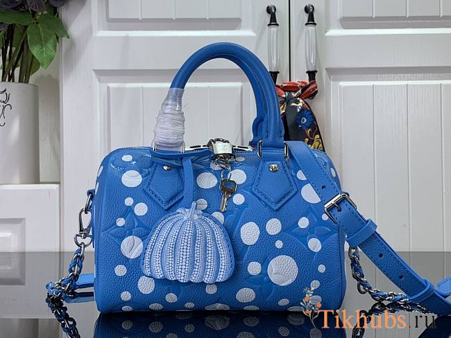 Louis Vuitton LV Speedy Bandoulière 20 LV x YK Blue 20.5 x 13.5 x 12 cm - 1