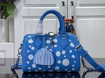 Louis Vuitton LV Speedy Bandoulière 20 LV x YK Blue 20.5 x 13.5 x 12 cm