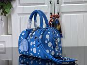 Louis Vuitton LV Speedy Bandoulière 20 LV x YK Blue 20.5 x 13.5 x 12 cm - 3