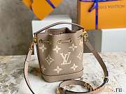 Louis Vuitton LV Nano Noe Tourterelle Gray 13 x 16 x 10 cm - 4