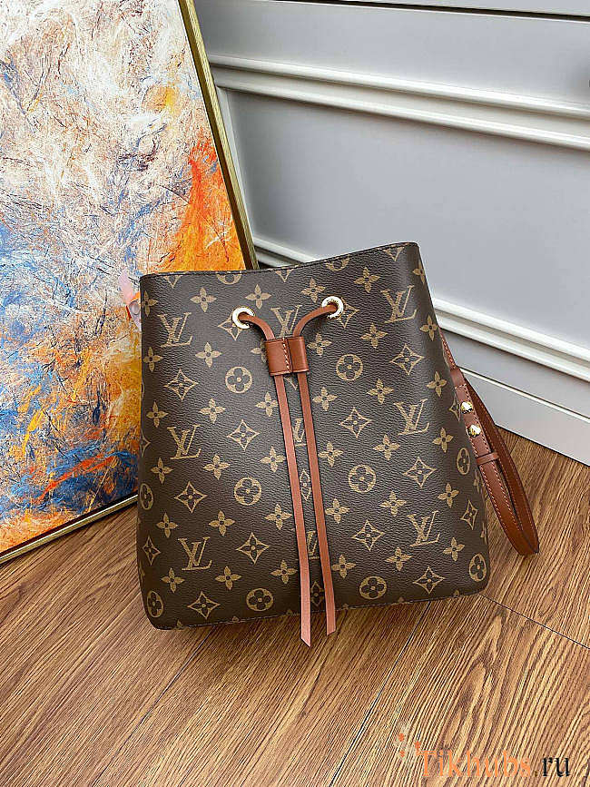 Louis Vuitton LV Neonoe MM Caramel Brown Handbag 26x26x17.5cm - 1