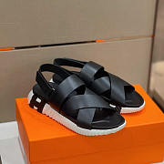 Hermes Electric Sandal Black White - 1