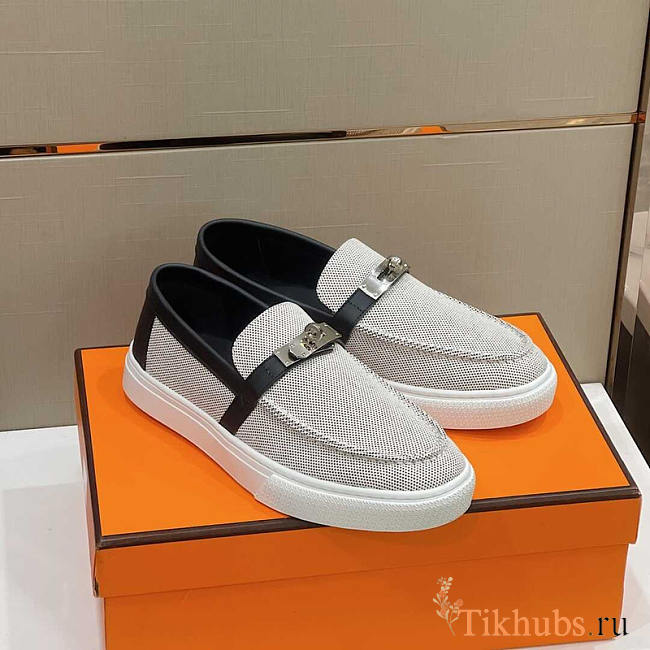 Hermes Game Slip-on Sneaker Gray - 1