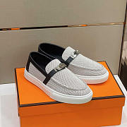 Hermes Game Slip-on Sneaker Gray - 1