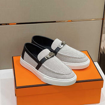 Hermes Game Slip-on Sneaker Gray