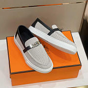 Hermes Game Slip-on Sneaker Gray - 2