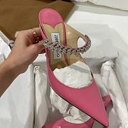 Jimmy Choo Candy Pink Patent Pumps Crystal 10cm - 2