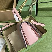 Gucci Blondie Small Top Handle Bag Light Pink 23x15x11cm - 5