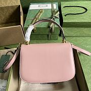 Gucci Blondie Small Top Handle Bag Light Pink 23x15x11cm - 4