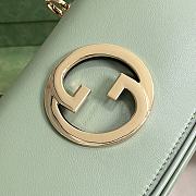 Gucci Blondie Shoulder Bag Light Green 22x13x5.5cm - 3