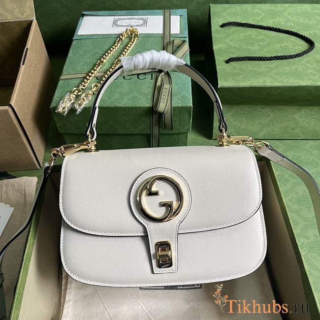 Gucci Blondie Top-handle Bag White 23 x 15 x 11cm - 1