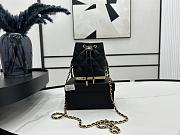 Chanel Mini Bucket Bag Black 15x19x11cm - 1