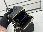 Chanel Mini Bucket Bag Black 15x19x11cm - 3