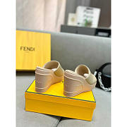 Fendi Fashion Show Nappa Leather Sandals Beige 14cm - 3