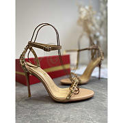 Christian Louboutin So Me 100 Studded Leather Sandals - 5