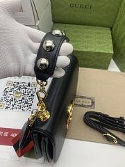 Gucci Blondie Medium Top Handle Bag Black 29x22x7cm - 5