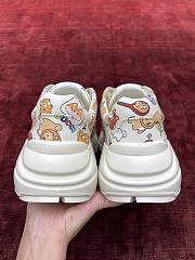 Gucci Women's Animal Print Rhyton Sneaker - 6