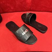 Hermes Giulia Sandal Black Silver - 4