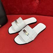 Hermes Giulia Sandal White - 4