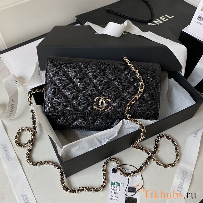 Chanel 23S WOC Caviar Black 19cm - 1