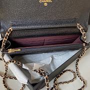 Chanel 23S WOC Caviar Black 19cm - 3