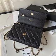 Chanel 23S WOC Caviar Black 19cm - 2