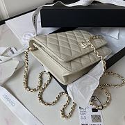 Chanel 23S WOC Caviar Gray 19cm - 5