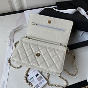 Chanel 23S WOC Caviar Gray 19cm - 3