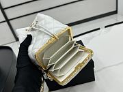 Chanel Mini Bucket Bag White 15x19x11cm - 3