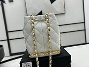 Chanel Mini Bucket Bag White 15x19x11cm - 2