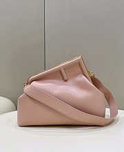 FENDI First Medium Leather Bag Pink Size 32 × 23 × 15 cm - 1