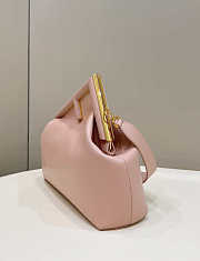 FENDI First Medium Leather Bag Pink Size 32 × 23 × 15 cm - 5