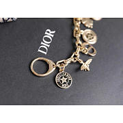 Dior Montaingne Bag Charm Gold White - 3