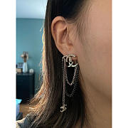 Chanel CC Diamond Tassel Earrings - 2