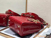 Dior Lady Red Patent My ABC Bag 20x16.5x8cm - 3