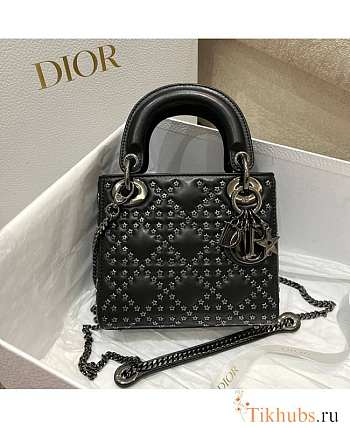 Dior Mini Lady Black Lucky Star 17 x 15 x 7 cm