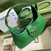 Gucci Aphrodite Medium Shoulder Green Bag 39x38x2cm - 6