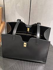 Celine Cabas 16 Smooth Calfskin Black 37cm - 5