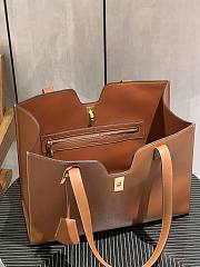 Celine Cabas 16 Smooth Calfskin Tan 37x29x12cm - 2