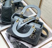 Dior Lady My ABC Blue Lambskin 20cm - 4