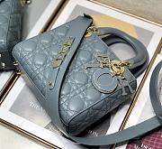 Dior Lady My ABC Blue Lambskin 20cm - 2