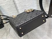 Dior Small Lady My ABC Bag Lambskin Black 20cm - 6