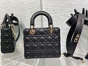 Dior Small Lady My ABC Bag Lambskin Black 20cm - 4