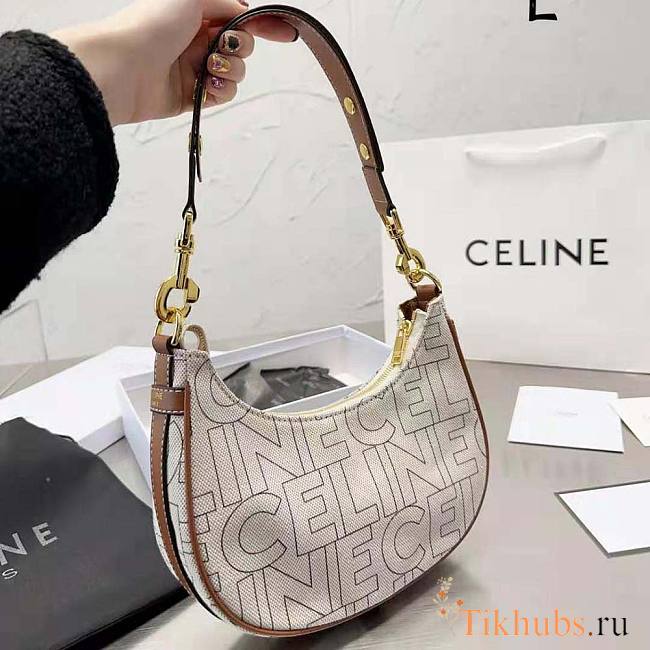 Celine Medium Ava Strap Bag Textile 23x13.5x6cm - 1