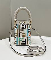 Fendi Mon Tresor Multicolor Canvas Mini Bag 12x18x10cm - 1