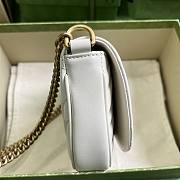 Gucci GG Marmont Matelasse Chain Mini Bag White 20x14.5x4cm - 4