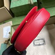 Gucci GG Marmont Matelasse Chain Mini Bag Red 20x14.5x4cm - 5