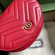 Gucci GG Marmont Matelasse Chain Mini Bag Red 20x14.5x4cm - 2