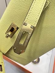 Hermes Mini Kelly Light Yellow Epsom Gold 19cm - 6