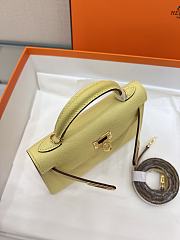 Hermes Mini Kelly Light Yellow Epsom Gold 19cm - 2